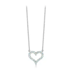 Large Diamond Heart Pendant