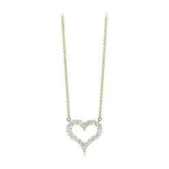 Large Diamond Heart Pendant