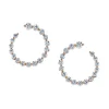 Large Frankie Diamond Hoops