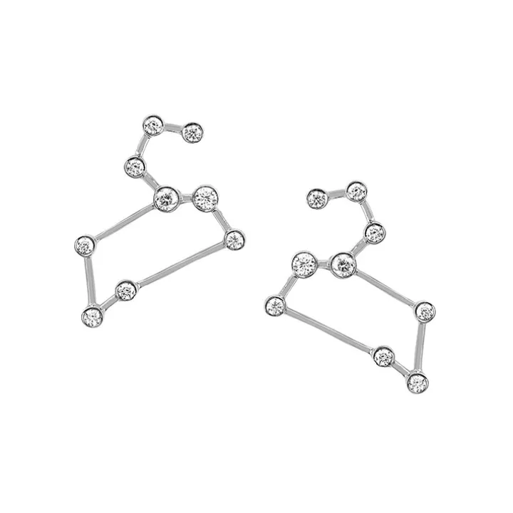 Leo Diamond Constellation Studs