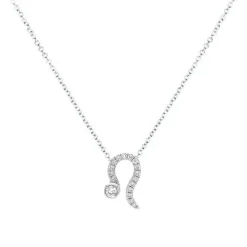 Leo Diamond Zodiac Necklace