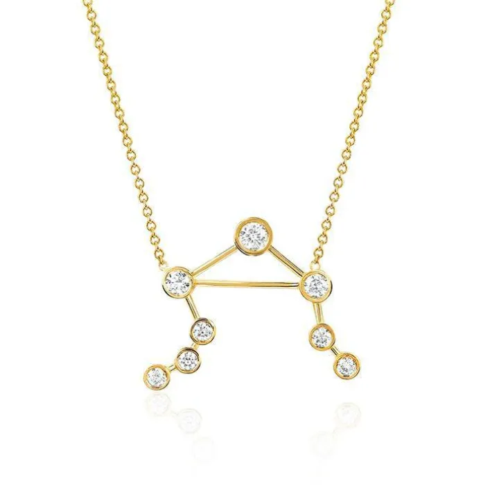 Libra Diamond Constellation Necklace