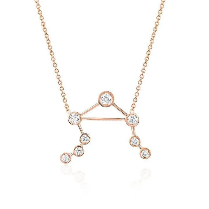 Libra Diamond Constellation Necklace