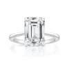 Madonna Emerald Engagement Ring