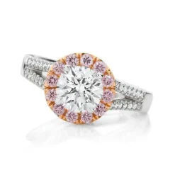 Magenta Engagement Ring
