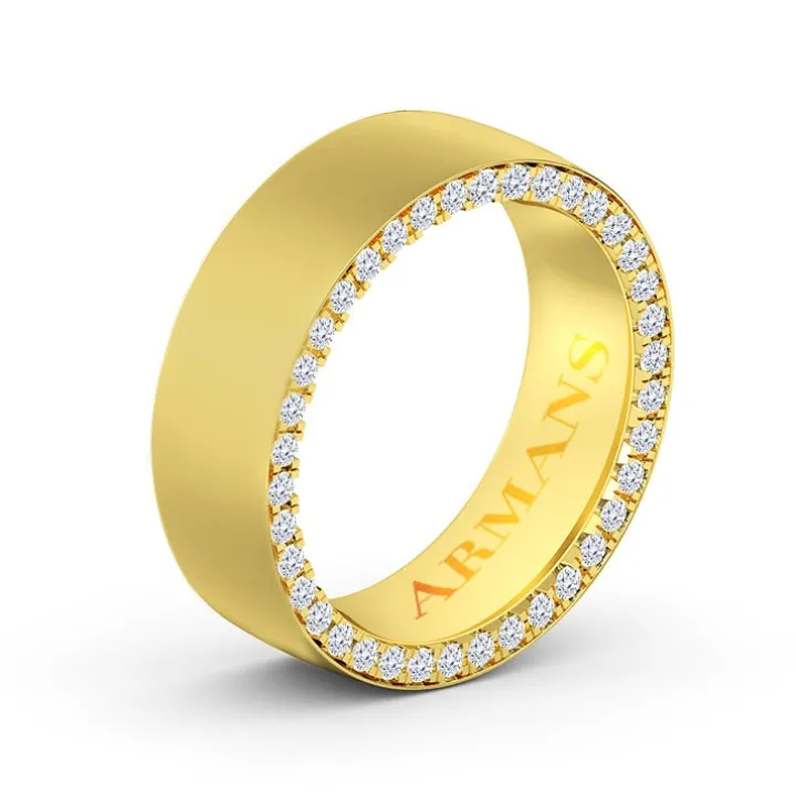 Marcel Diamond Wedding Band