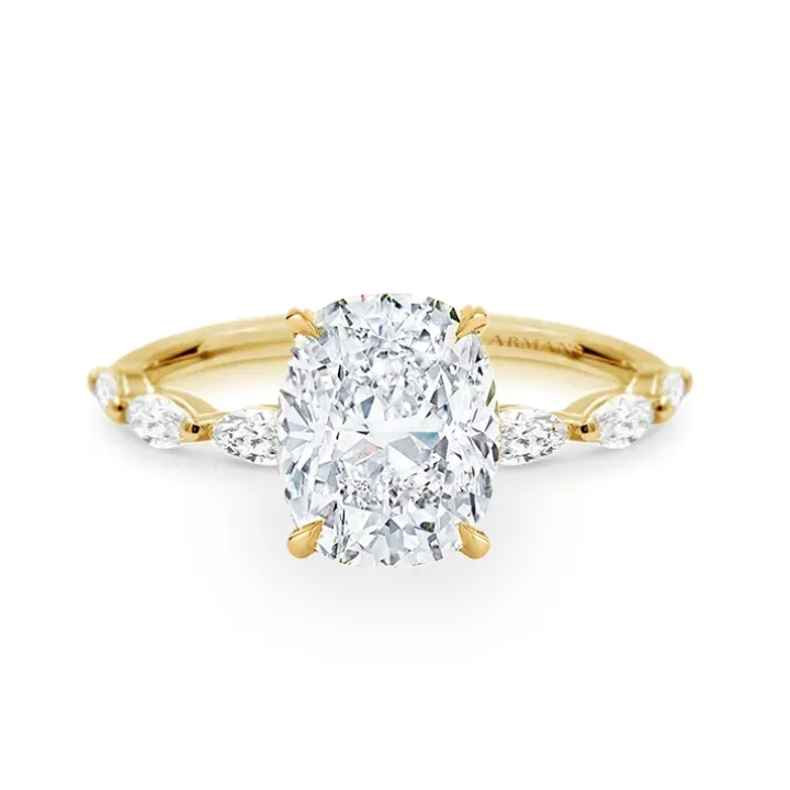 Mariella Cushion Marquise Engagement Ring