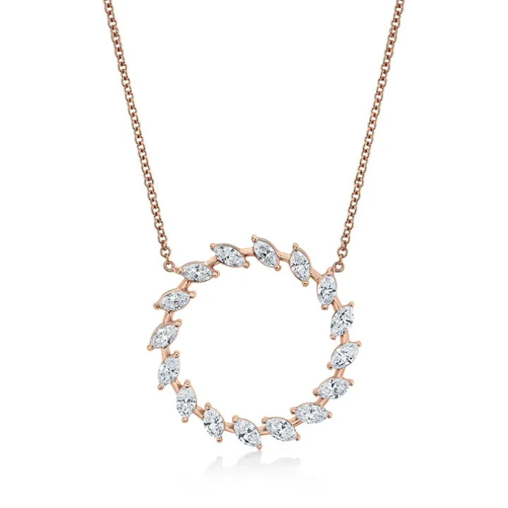 Marquise Diamond Eternity Pendant