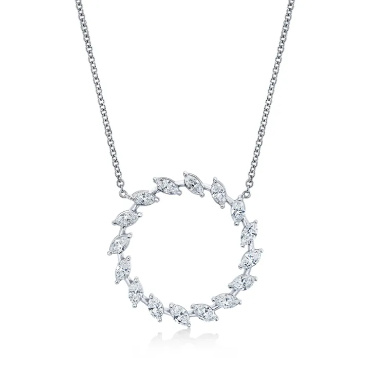 Marquise Diamond Eternity Pendant