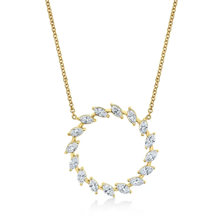 Marquise Diamond Eternity Pendant