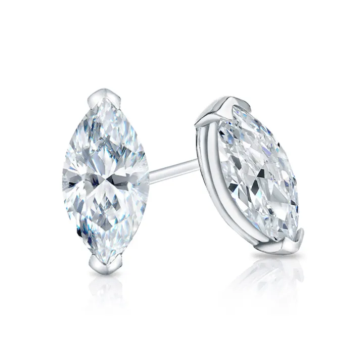 Marquise Diamond Studs
