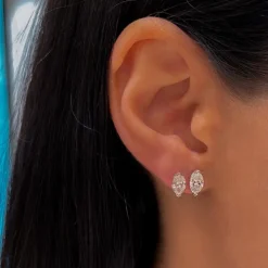 Marquise Diamond Studs
