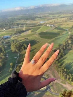 Marquise Halo Engagement Ring