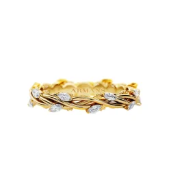 Marquise Leaf Twist Band