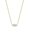 Marquise Solitaire Lab Grown Diamond Necklace