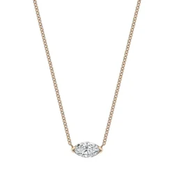 Marquise Solitaire Lab Grown Diamond Necklace
