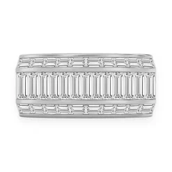 Mens Baguette Diamond Ring