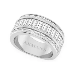 Mens Baguette Diamond Ring