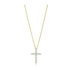 Men's Diamond Cross Necklace