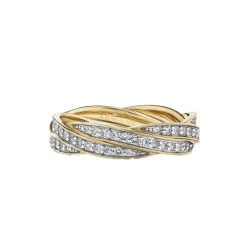 Men's Diamond Intertwine Ring