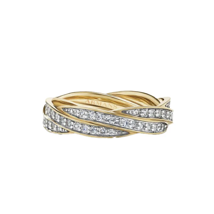 Men's Diamond Intertwine Ring