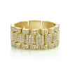 Mens Iced Out Pavé Diamond Ring