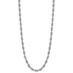 Men's Solid Gold Rope Chain