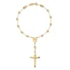 Men's Solid Gold Rosary Bracelet