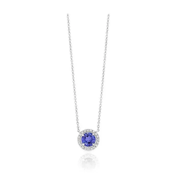 Midnight Blue Sapphire Pendant