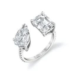 Mila Two Stone Engagement Ring