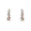 Mixed Diamond Drop Earrings