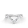 Mixed Diamond V Ring