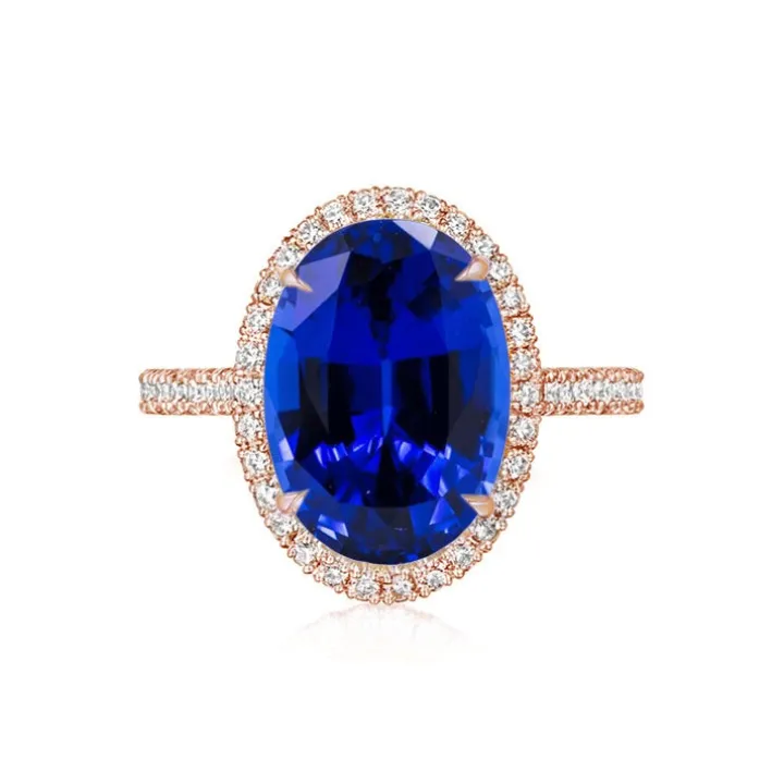 Monaco Sapphire Engagement Ring
