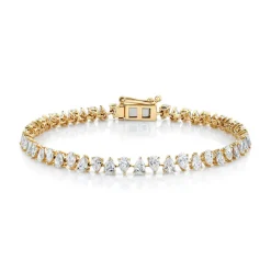 Multiway Pear Diamond Tennis Bracelet