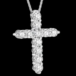 Mumbo Jumbo Diamond Cross Necklace