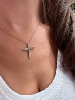 Mumbo Jumbo Diamond Cross Necklace