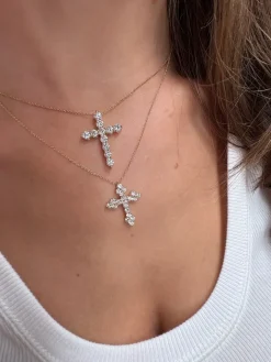 Mumbo Jumbo Diamond Cross Necklace