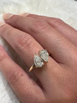 Nia Two Stone Engagement Ring