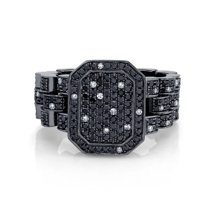 Night Sky Pavé Pinky Ring
