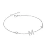 Orbit Diamond Initial Bracelet