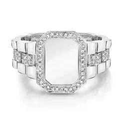 Osten Diamond Signet Ring