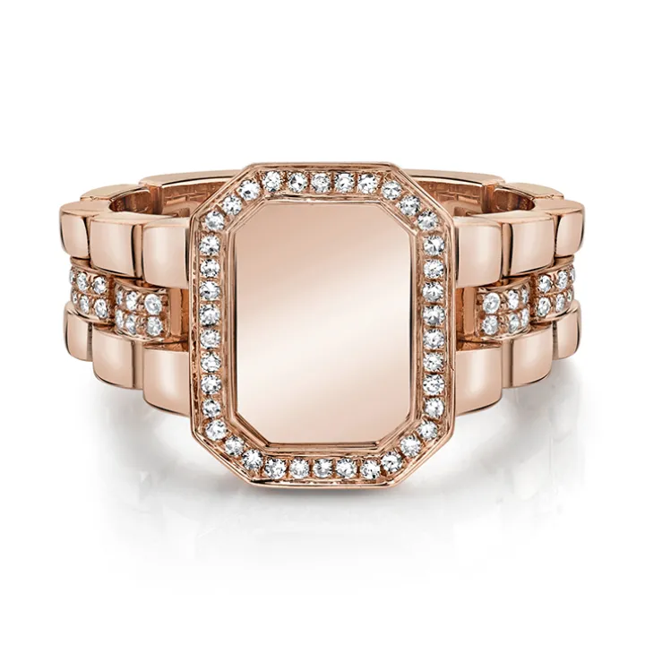Osten Diamond Signet Ring