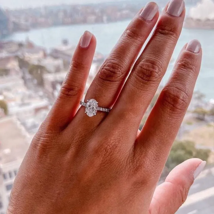 Oval Allegra Engagement Ring