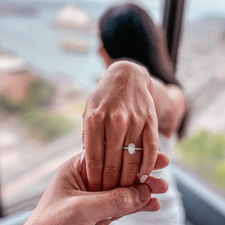 Oval Allegra Engagement Ring