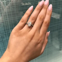 Oval Allegra Lab Grown Engagement Ring