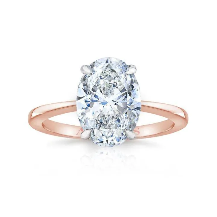 Oval Allure Lab Grown Engagement Ring