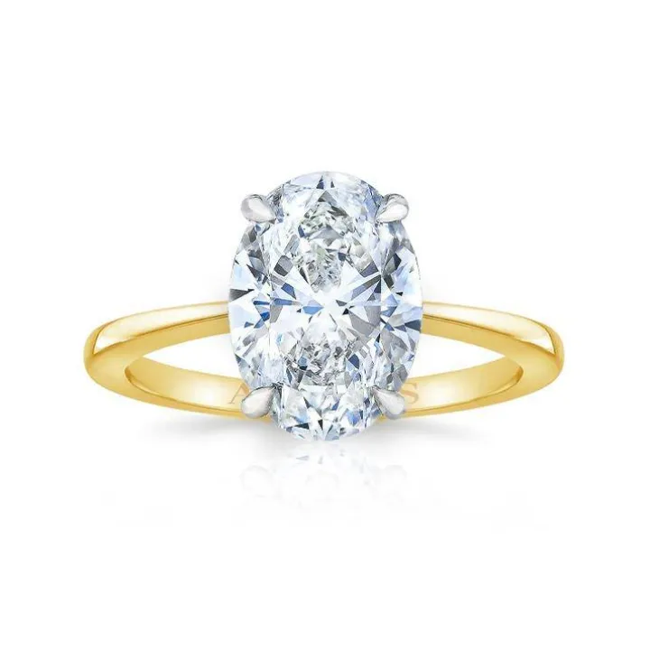 Oval Allure Lab Grown Engagement Ring