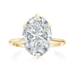 Oval Madison 6 Claw Engagement Ring