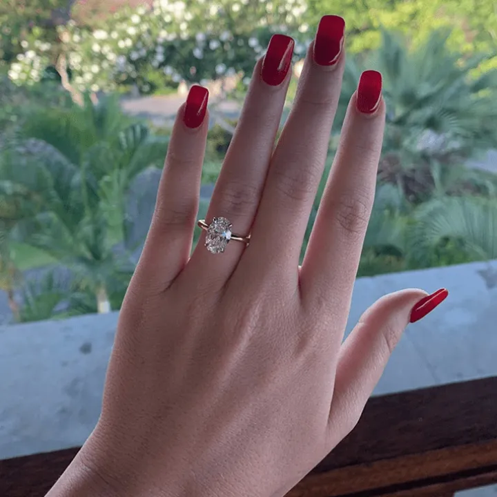 Oval Madison Lab Grown Engagement Ring