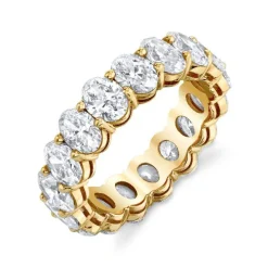 Oval Wedding Band